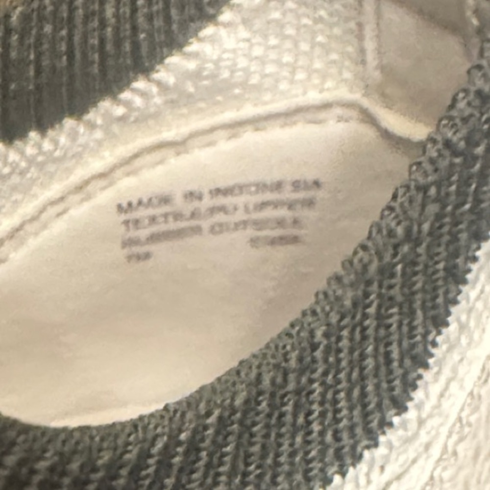 Michael Kors Beige and Olive Knit Lace-Up Sneakers - Picture 9 of 9